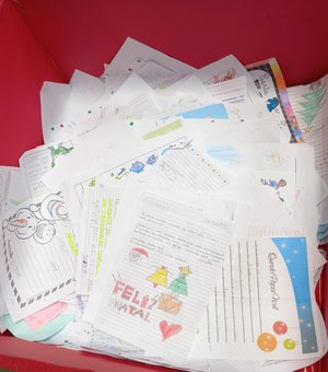 Três mil cartas estão cadastradas na campanha Papai Noel dos Correios em AL