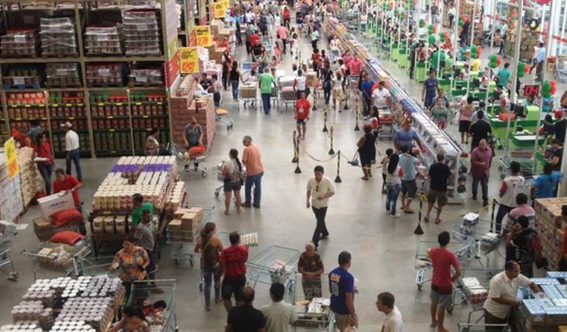 Vendas no varejo em Alagoas em 2017 é destaque em crescimento nacional