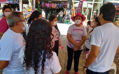 Ações de prevenção contra o câncer do Guerreira pela vida, da deputada federal Tereza Nelma, em Arapiraca