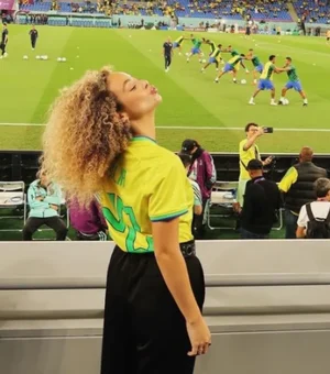 Quem é a influenciadora apontada como affair de Vini Jr que assistiu jogo do Brasil no Qatar?