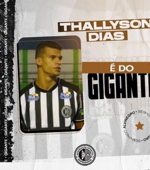 ASA anuncia o retorno do lateral-esquerdo Thallyson Dias