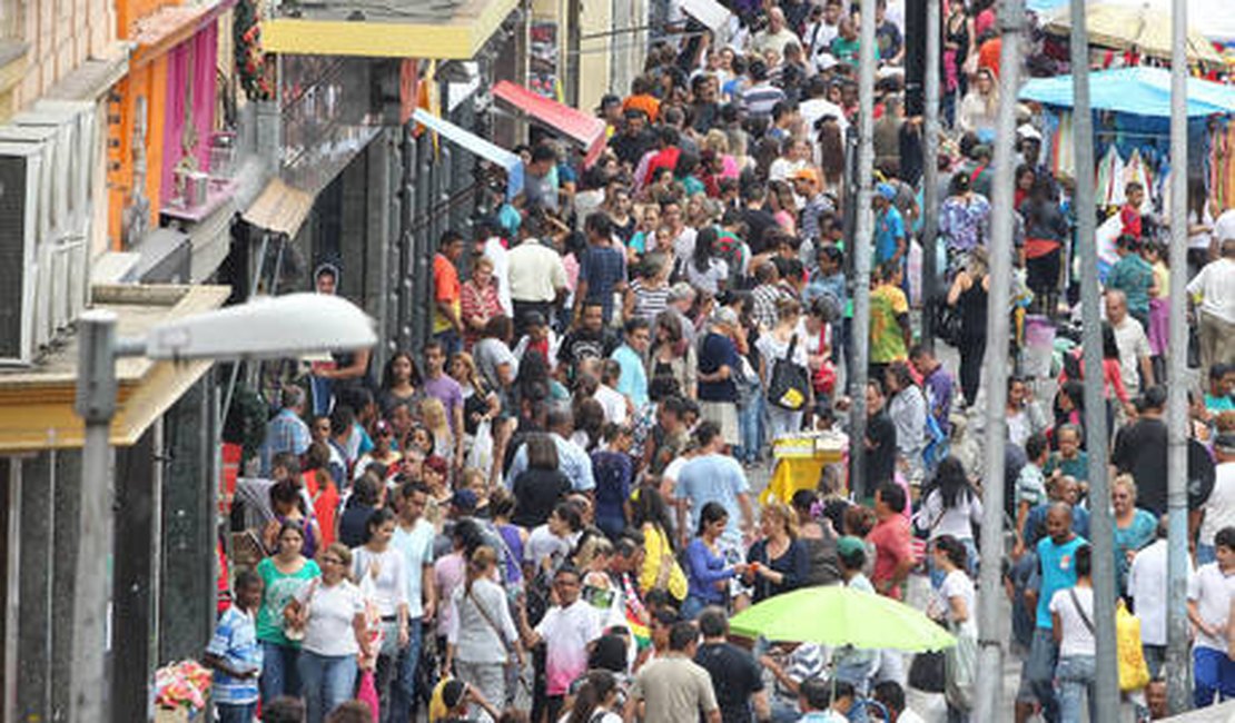 Brasil tem mais de 210 milhões de habitantes, diz IBGE