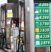 Divulgada estimativa do preço dos combustíveis em AL para a 2ª quinzena de setembro