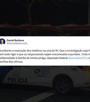 Daniel Barbosa lamenta assassinato do irmão da deputada Sâmia Bomfim
