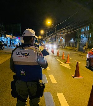 Operação Lei Seca flagra oito condutores inabilitados em Maceió