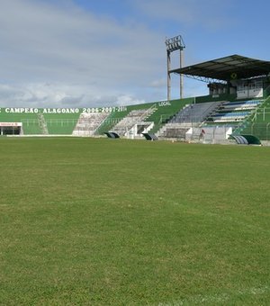 No primeiro jogo da semifinal, Coruripe e CSA duelam no Estádio Gerson Amaral