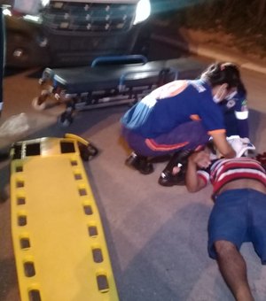 Motociclista  sofre grave acidente de trânsito em Arapiraca