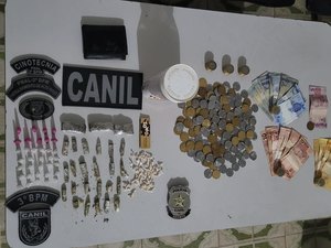 Jovem de 17 anos é apreendida em flagrante por tráfico de drogas em Arapiraca