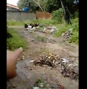 Área verde no Santos Dumont vira ponto crônico de descarte de lixo e tráfico de drogas