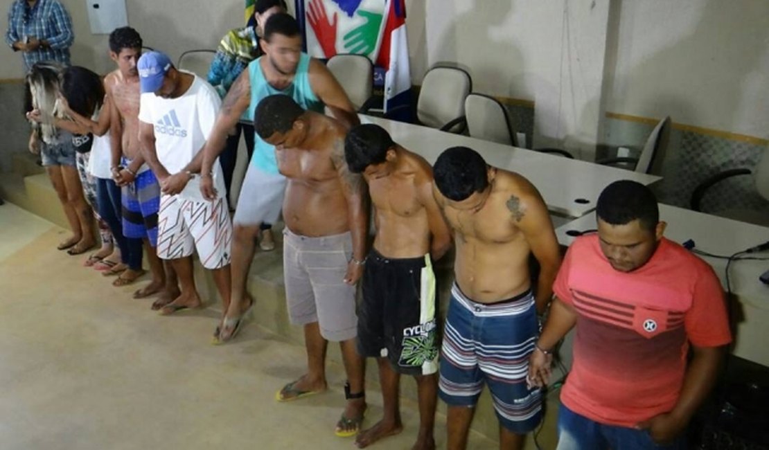 Operação integrada prende dez pessoas suspeitas de integrar o PCC em Alagoas
