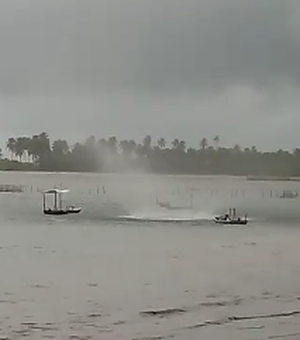 Video mostra formação de pequeno tornado em município alagoano