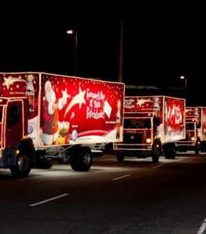 Caravana do Papai Noel da Coca-Cola passará por Arapiraca nesta terça-feira (20)