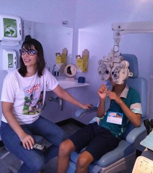 Projeto social oferece atendimento oftalmológico para crianças em Maceió