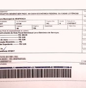 Impostos só podem ser pagos na Caixa Econômica e em casas lotéricas 