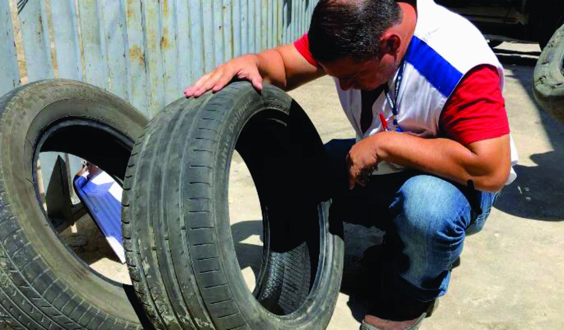 Mutirão fará coleta de pneus em borracharias de Maceió