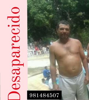 Família procura por homem desaparecido em Arapiraca