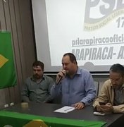 Presidente do PSL descarta aliança com Teófilo: “Vamos ter candidato próprio a prefeito de Arapiraca”