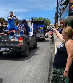 Delegado Thiago Prado percorre bairros de Maceió em Caravana Alagoas Merece Mais