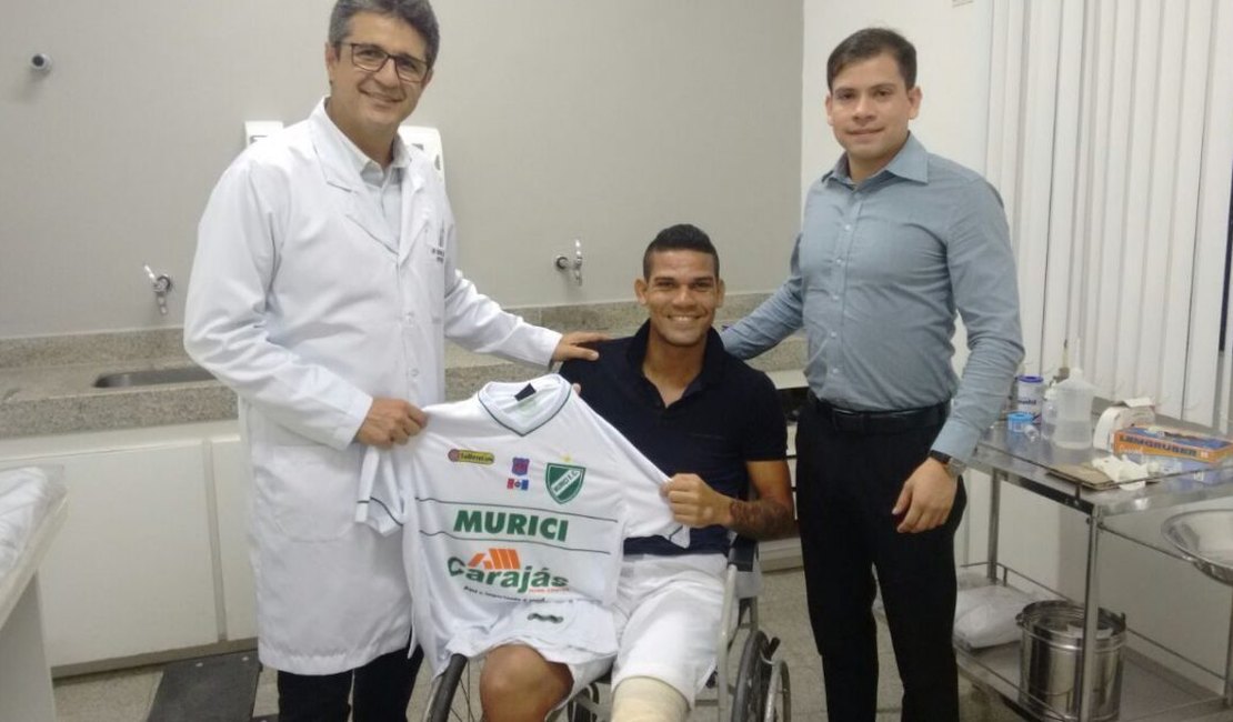 Volante do Murici faz cirurgia no joelho e só volta a jogar na Série D