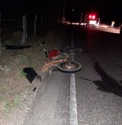 Após colidir em poste elétrico, motociclista é atropelado e morre no Sertão 