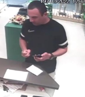 Homem é flagrado furtando celulares em diversas lojas de shopping em Maceió