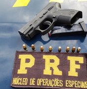PRF prende homem por porte ilegal de arma de fogo em Satuba