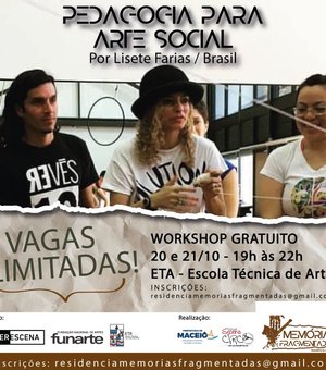 Workshop sobre arte social é ofertado na Escola Técnica de Artes