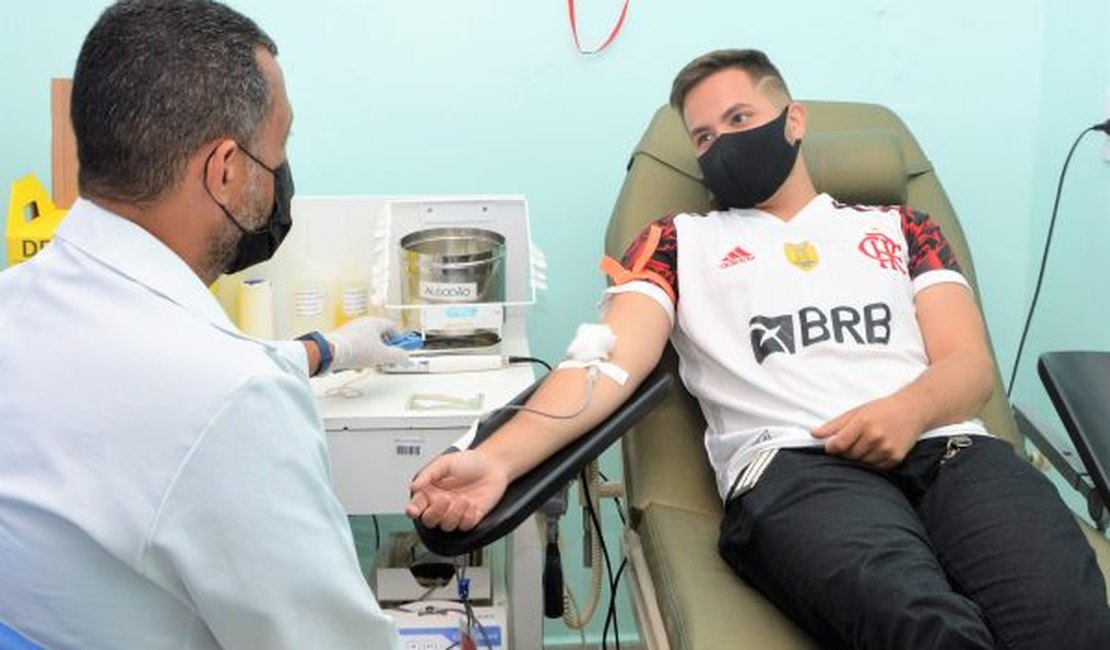 Hemoal faz coletas itinerantes de sangue em Arapiraca e Maceió nesta terça-feira (12)