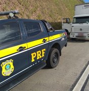 PRF recupera caminhão roubado em Rio Largo