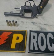  Jovem é preso com pistola 380 e quase 80 munições em Arapiraca