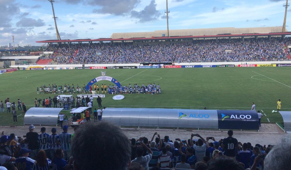 CSA empata com o Palmeiras e conquista o primeiro ponto na Série A