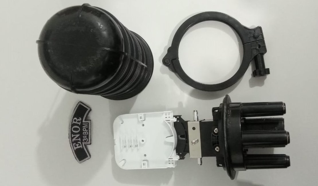 Homem é preso em flagrante pela PM por furto de equipamento de internet em Arapiraca