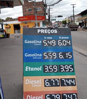 [Vídeo] Gasolina apresenta aumento em Arapiraca e chega aos R$ 5,49 nos postos de combustíveis