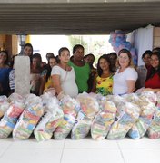 Assistência Social de Porto Calvo entrega enxoval e cestas básicas para grávidas