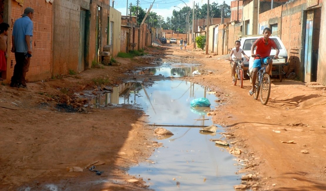 Pesquisa revela que Alagoas tem 13 cidades com 0% de cobertura de esgoto