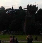 Helicóptero que transportava noiva cai e deixa feridos