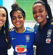 Alagoanas Brenda e Pretinha são convocadas para amistosos da Seleção Brasileira sub-20