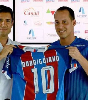 Rodriguinho é apresentado no Bahia: 'Estou ansioso como um garoto de 18 anos'