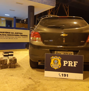 PRF prende casal com 30kg de maconha, no Sertão de Alagoas