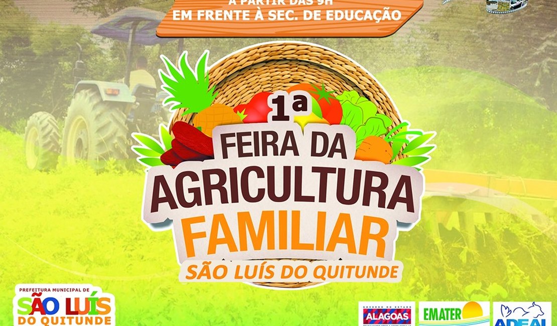 Prefeitura de São Luís do Quitunde promove 1ª Feira da Agricultura Familiar