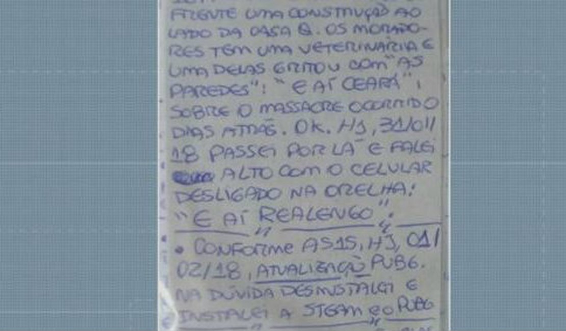 Polícia encontra diário do autor de ataque em Campinas
