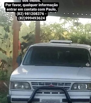 Caminhonete é roubada no bairro São Cristovão em Palmeira