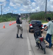 BPRv apreende motocicletas irregulares na Região Norte de Alagoas