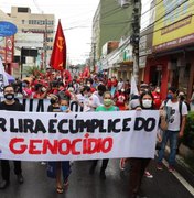 Manifestantes vão às ruas contra Governo Bolsonaro em Maceió