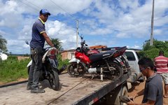 Motos foram removidas ao pátio do DER em Arapiraca