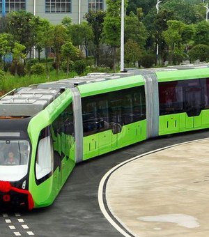China testa primeiro sistema público de transporte rápido sem motorista
