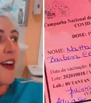 Enfermeira é demitida após debochar de vacina contra covid-19