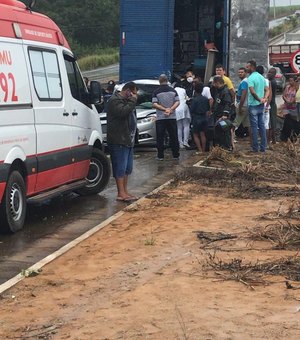 Grave acidente deixa três vítimas fatais e dois feridos na BR-101 em Teotonio Vilela