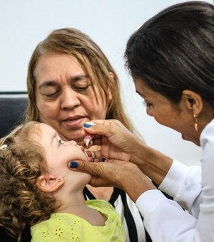 Vacinação contra a poliomielite está abaixo do desejado em Maceió; veja onde se imunizar