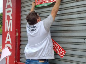 Vigilância Sanitária interdita farmácia no Eustáquio Gomes